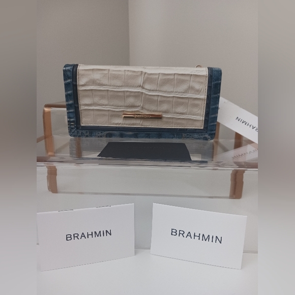 NWT Brahmin - Ady Wallet Mindful Grey Acoustic Wallet - Picture 2 of 10